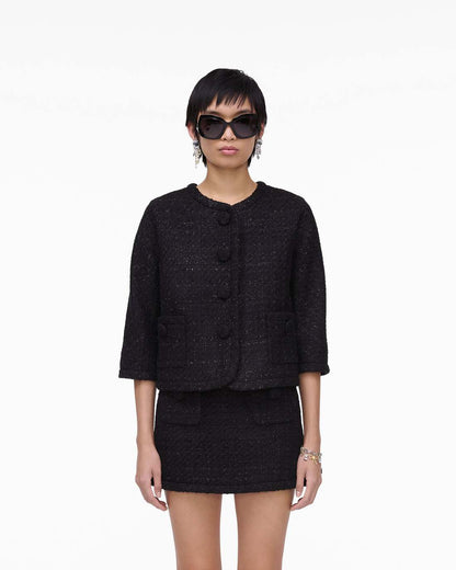 Tweed Backwards Lady Jacket Black Marc Jacobs / READY TO WEAR