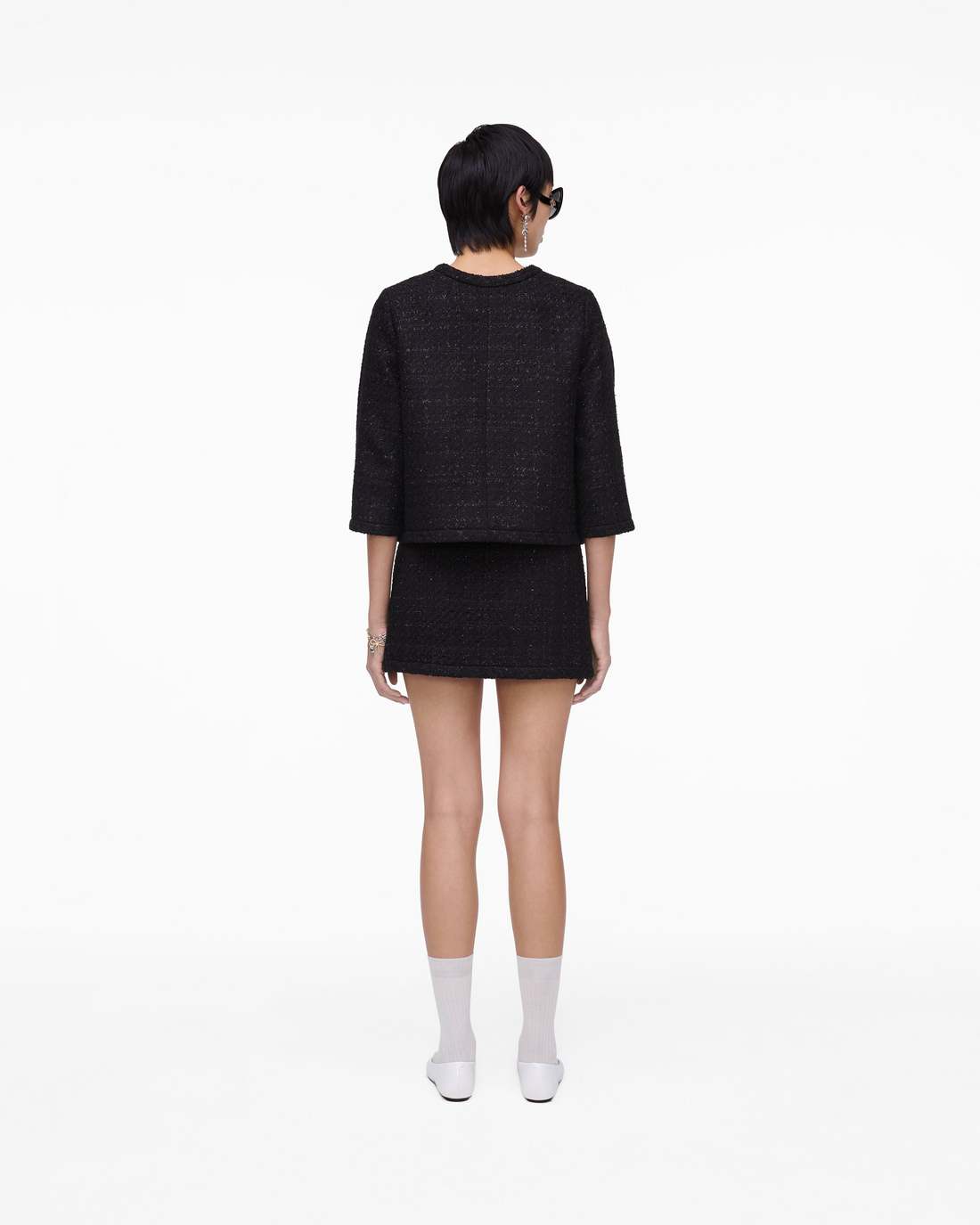 Tweed Backwards Lady Jacket Black Marc Jacobs / READY TO WEAR