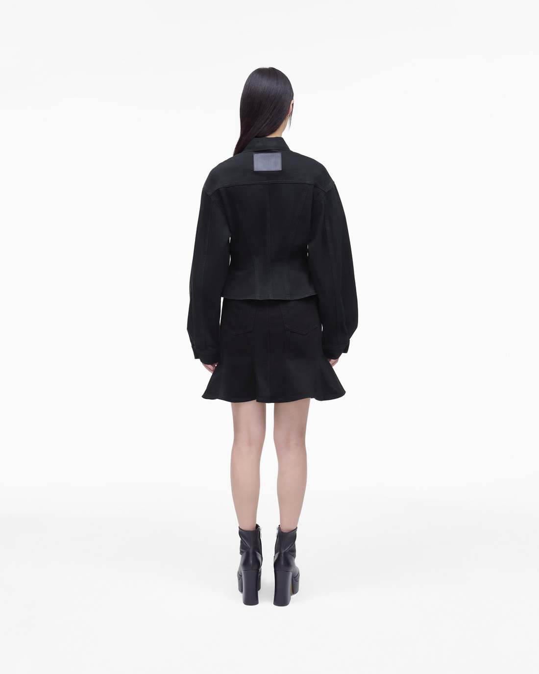 The Fluted Denim Jacket Black Marc Jacobs / READY TO WEAR