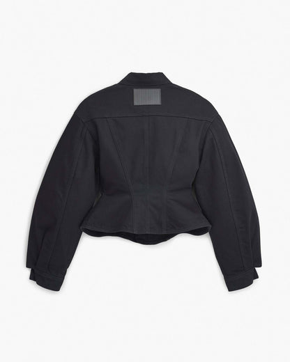 The Fluted Denim Jacket Black Marc Jacobs / READY TO WEAR