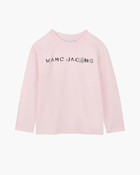 The Gem Daisy Logo Tee Pink Marc Jacobs / READY TO WEAR