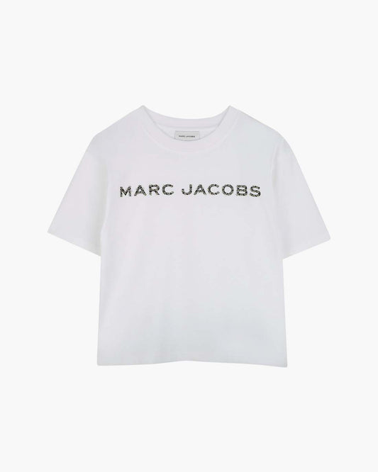The Crystal Daisy Logo Tee White Marc Jacobs / READY TO WEAR