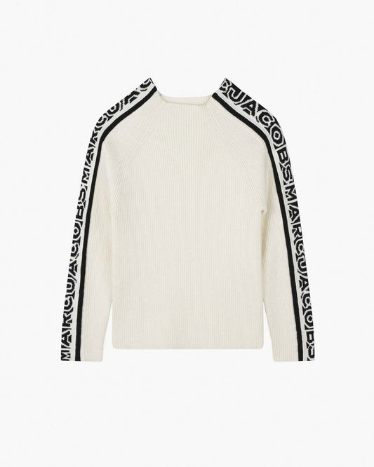 The Knitlogo Sweater Ivory Marc Jacobs / READY TO WEAR