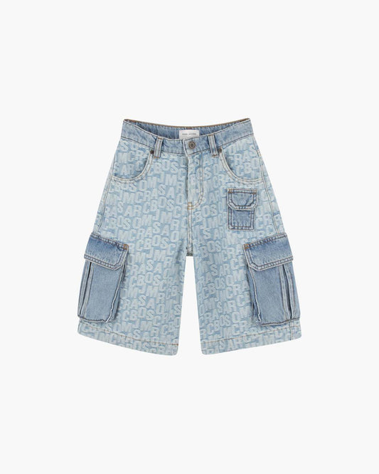 The Jumbled Logo Bermuda Short Blue Marc Jacobs / READY TO WEAR