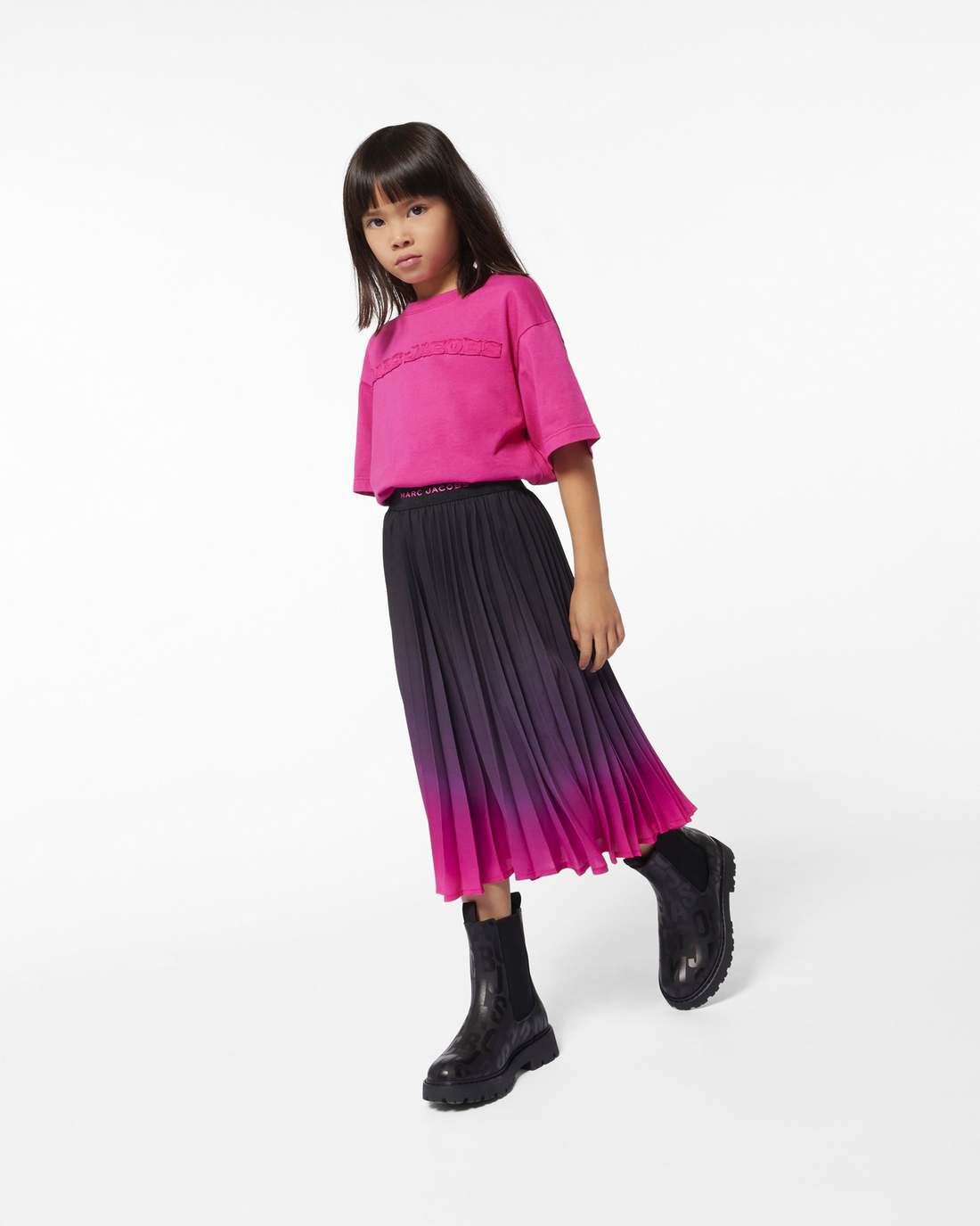 The Ombre Skirt Black/Pink Marc Jacobs / READY TO WEAR